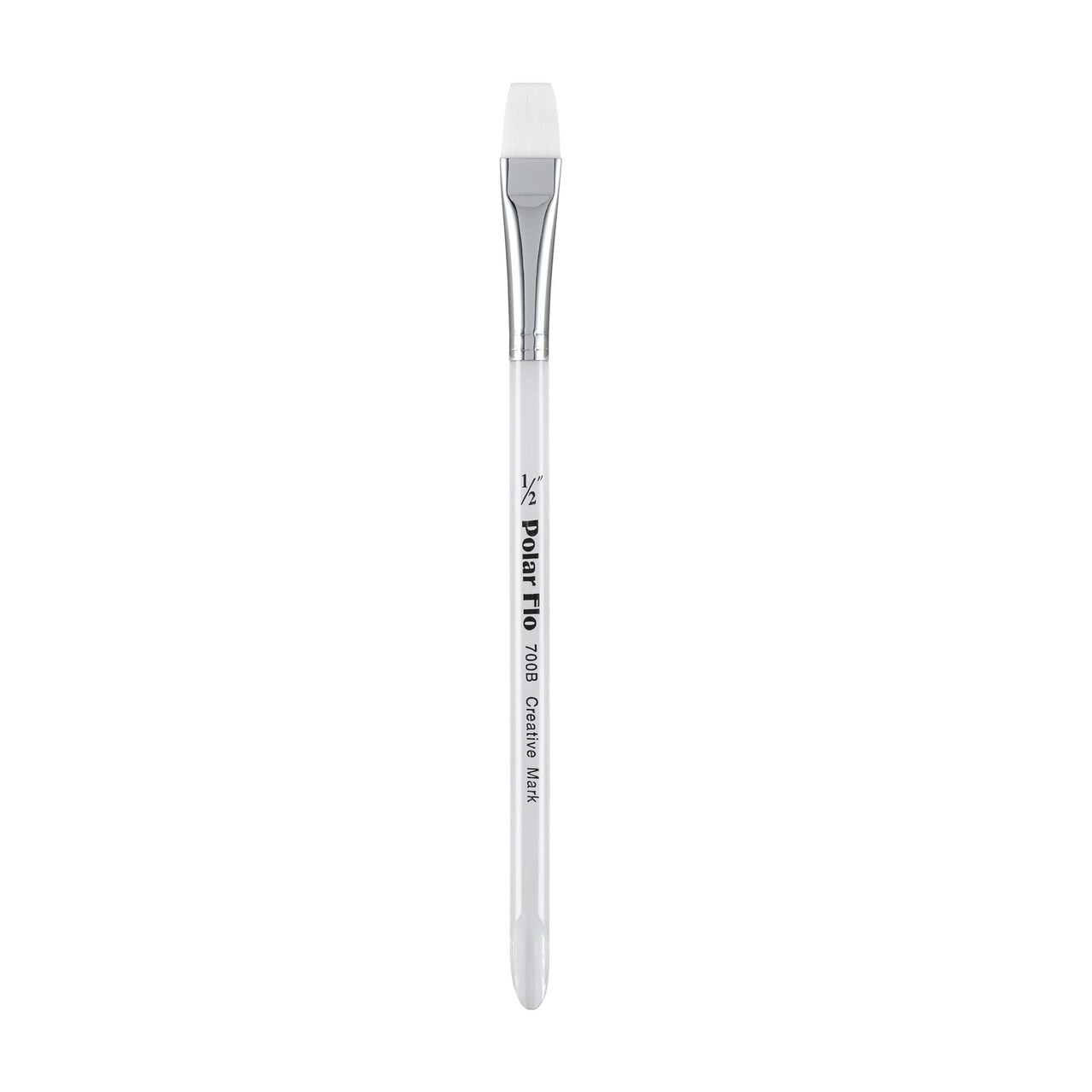 Creative Mark Polar Flo Professional Watercolor Brushes - Bright - Short Handle, Nickel-Plated Seamless Brass Ferrule - Art Paint Brushes for Acrylic Painting, Watercolor, Gouache, and More